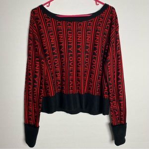 Woman's Statement Sweater Top Sz Medium Gabrielle Union New York & Co
